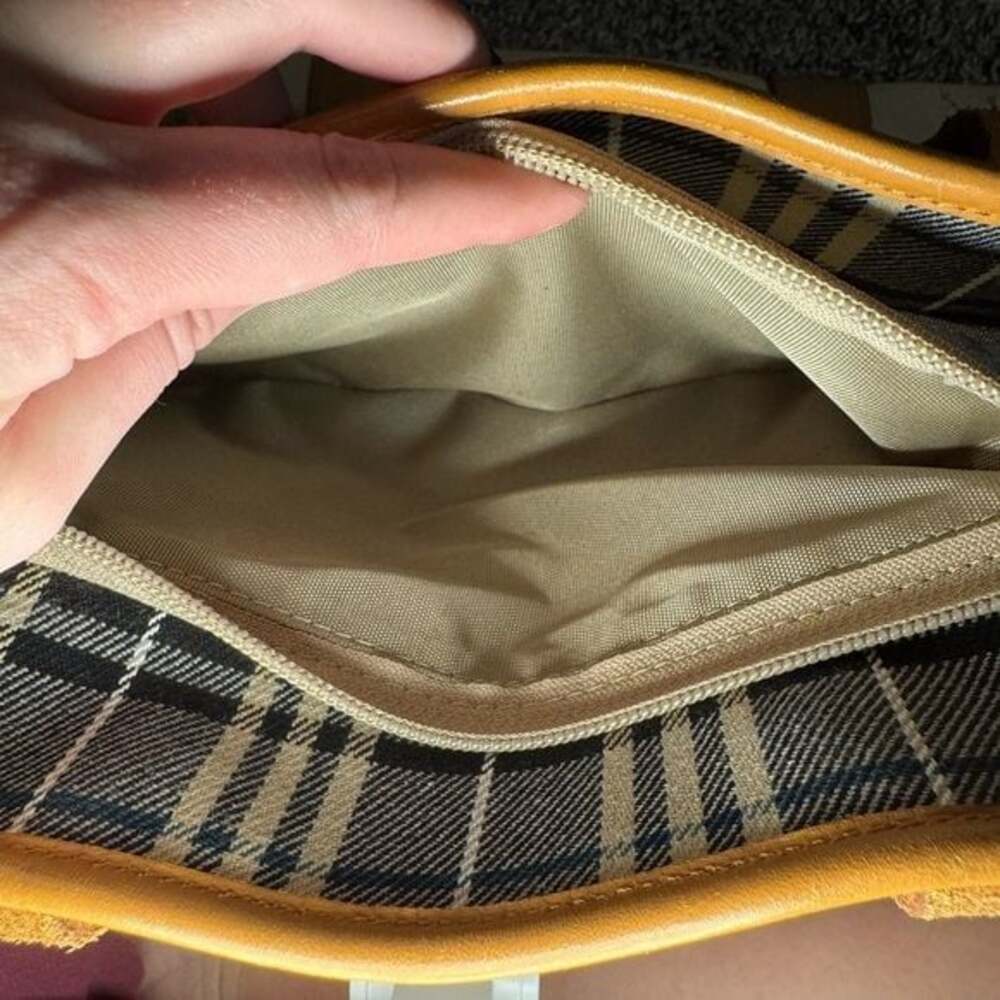 Burberry Authenticated Blue Label Canvas Tote Bag - Picture 10 of 16